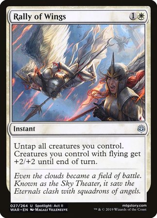 Rally of Wings [War of the Spark] | Eastridge Sports Cards & Games