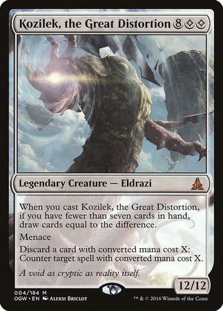 Kozilek, the Great Distortion [Oath of the Gatewatch] | Eastridge Sports Cards & Games