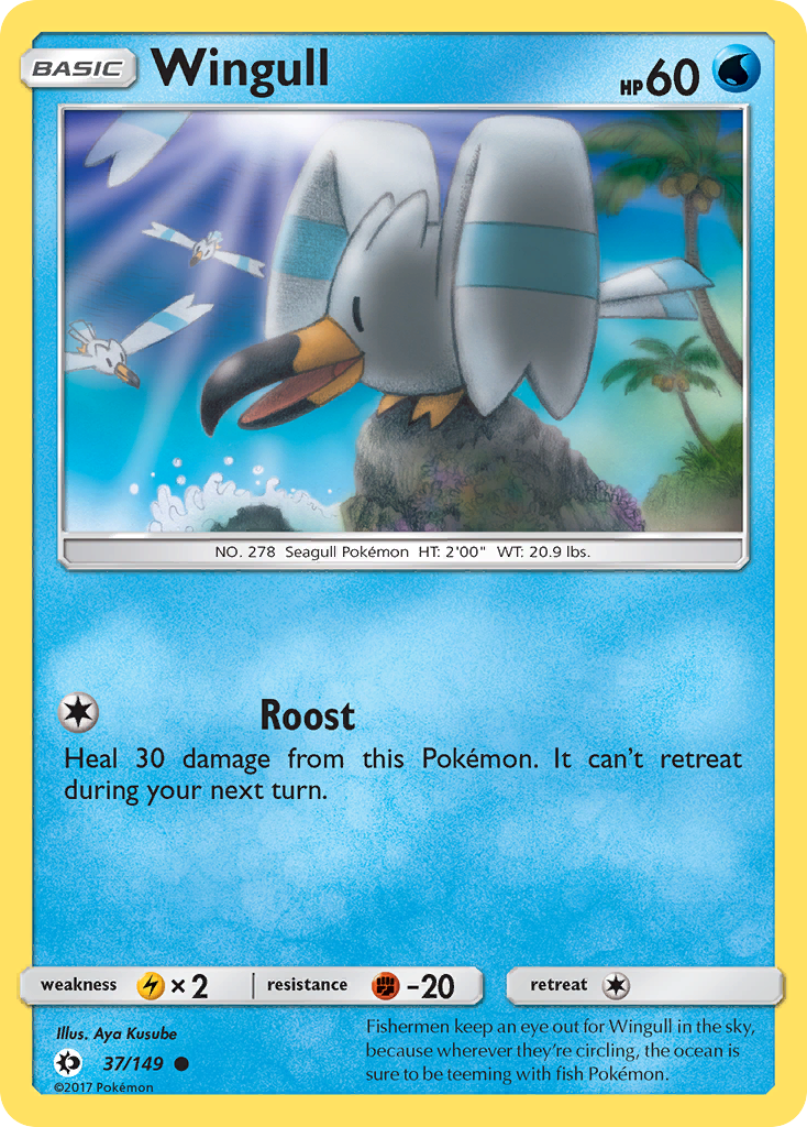 Wingull (37/149) [Sun & Moon: Base Set] | Eastridge Sports Cards & Games