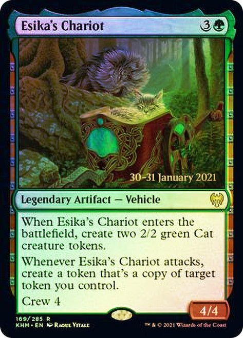 Esika's Chariot  [Kaldheim Prerelease Promos] | Eastridge Sports Cards & Games