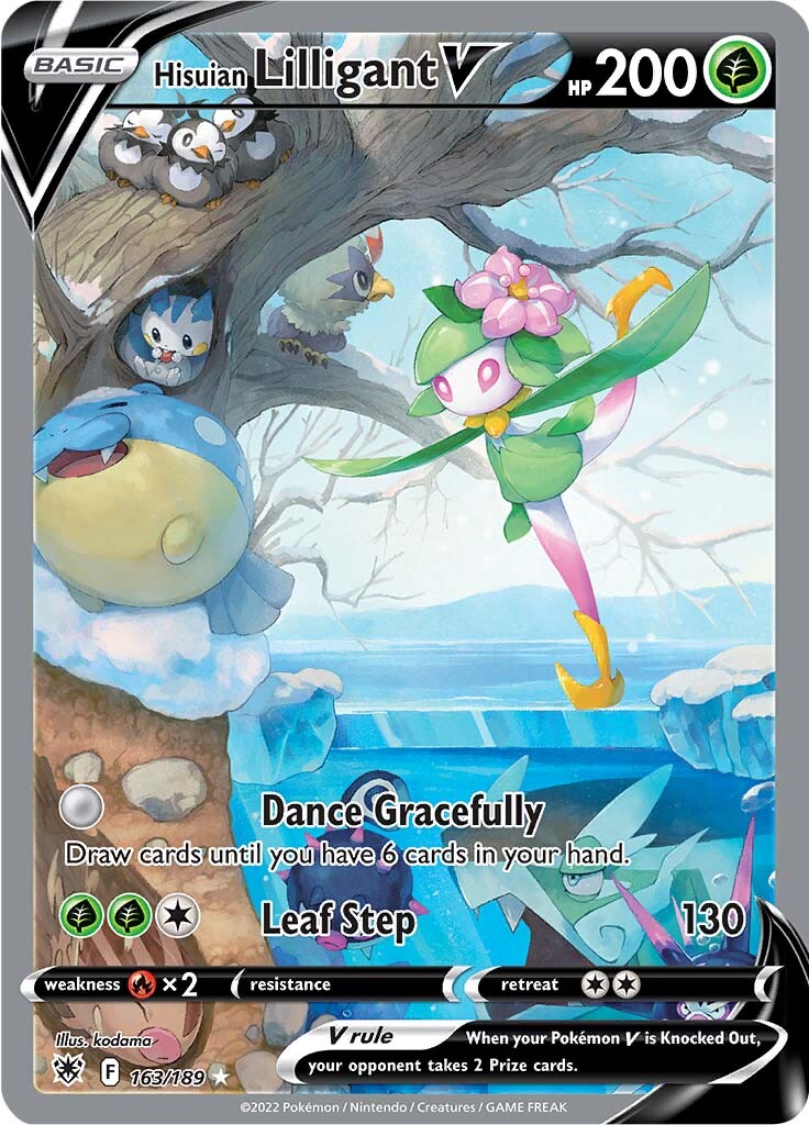 Hisuian Lilligant V (163/189) [Sword & Shield: Astral Radiance] | Eastridge Sports Cards & Games