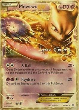 Mewtwo EX (54/99) (Pesadelo Prism - Igor Costa) [World Championships 2012] | Eastridge Sports Cards & Games