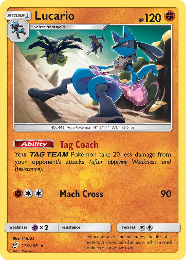 Lucario (117/236) [Sun & Moon: Unified Minds] | Eastridge Sports Cards & Games