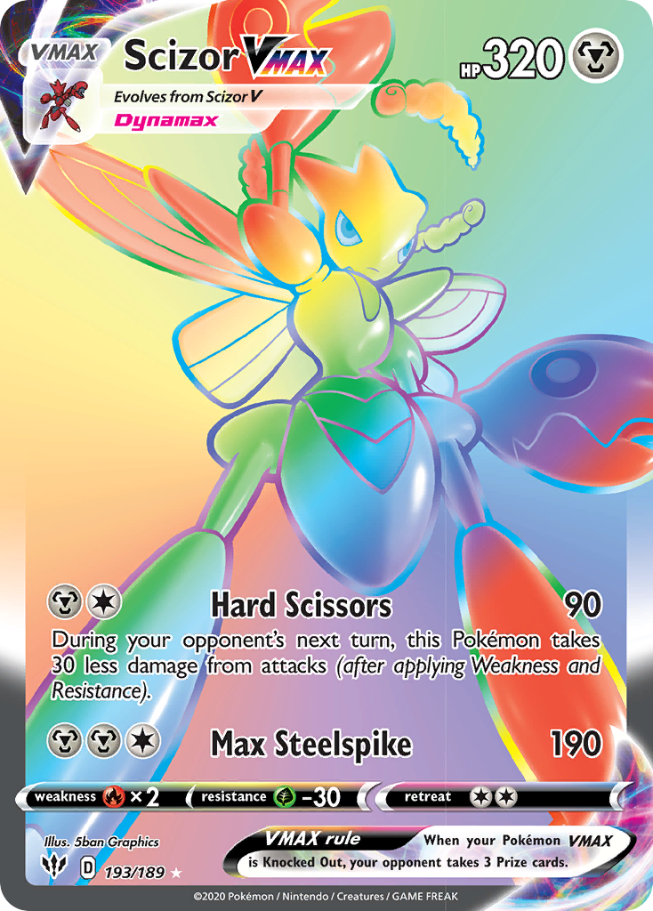 Scizor VMAX (193/189) [Sword & Shield: Darkness Ablaze] | Eastridge Sports Cards & Games