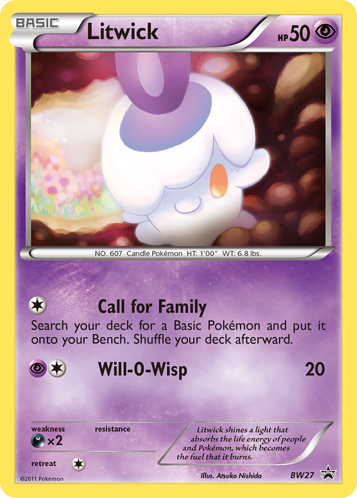 Litwick (BW27) [Black & White: Black Star Promos] | Eastridge Sports Cards & Games
