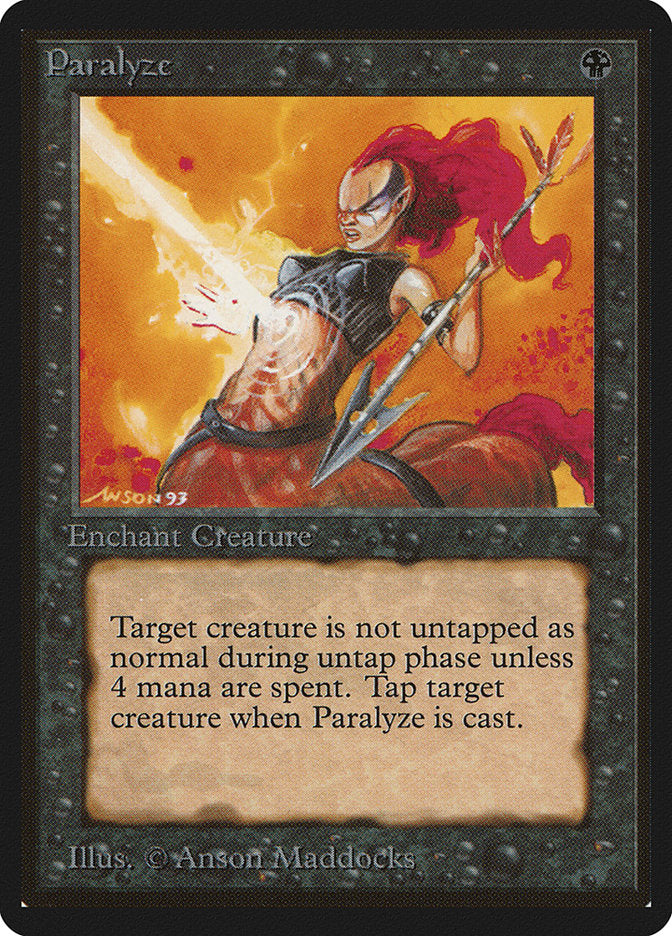Paralyze [Limited Edition Beta] | Eastridge Sports Cards & Games