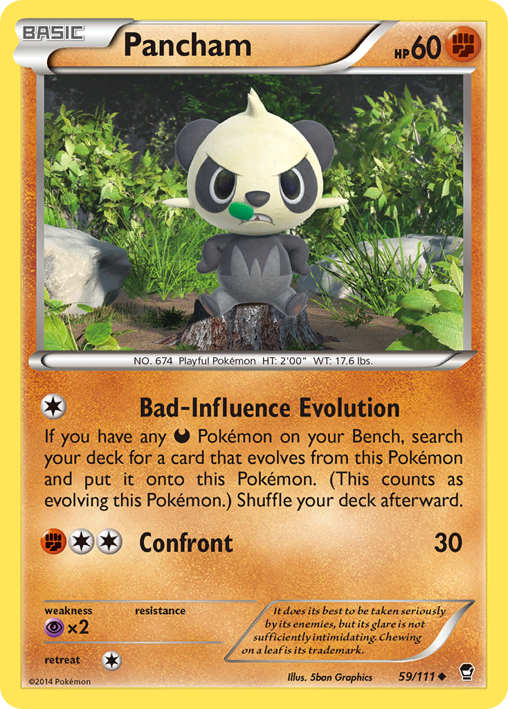 Pancham (59/111) [XY: Furious Fists] | Eastridge Sports Cards & Games