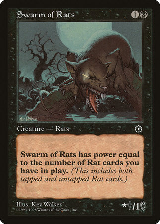 Swarm of Rats [Portal Second Age] | Eastridge Sports Cards & Games