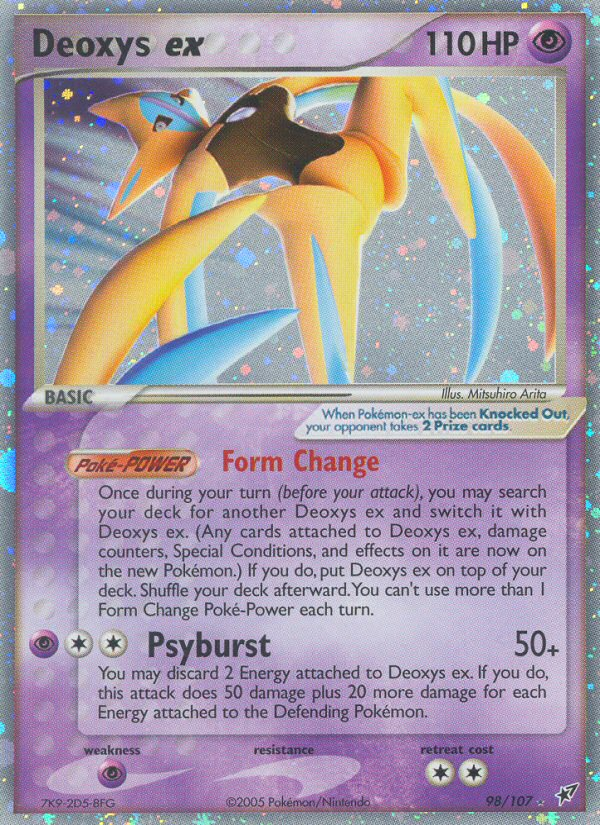 Deoxys ex (98/107) [EX: Deoxys] | Eastridge Sports Cards & Games