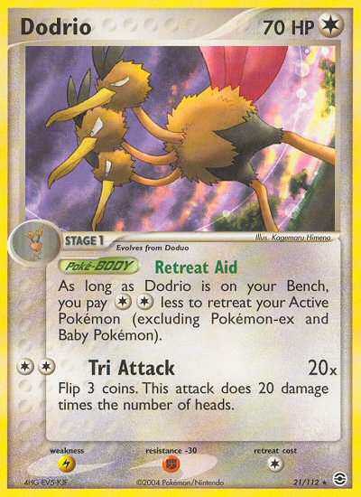 Dodrio (21/112) [EX: FireRed & LeafGreen] | Eastridge Sports Cards & Games