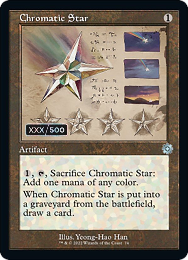 Chromatic Star (Retro Schematic) (Serial Numbered) [The Brothers' War Retro Artifacts] | Eastridge Sports Cards & Games