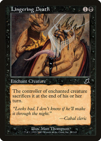 Lingering Death [Scourge] | Eastridge Sports Cards & Games