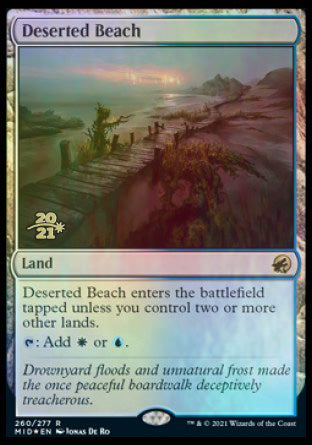 Deserted Beach [Innistrad: Midnight Hunt Prerelease Promos] | Eastridge Sports Cards & Games