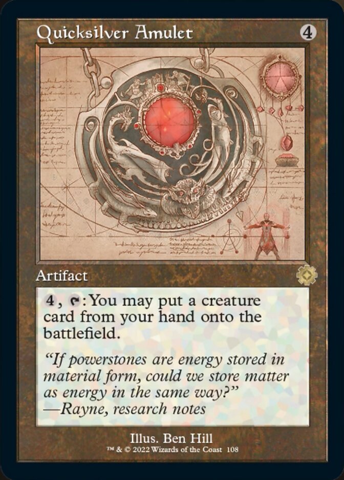 Quicksilver Amulet (Retro Schematic) [The Brothers' War Retro Artifacts] | Eastridge Sports Cards & Games