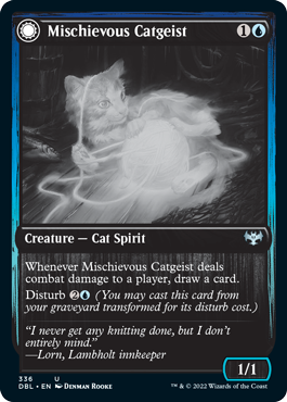 Mischievous Catgeist // Catlike Curiosity [Innistrad: Double Feature] | Eastridge Sports Cards & Games