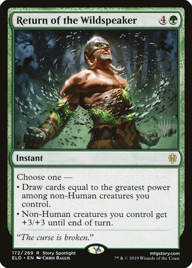 Return of the Wildspeaker (Promo Pack) [Throne of Eldraine Promos] | Eastridge Sports Cards & Games
