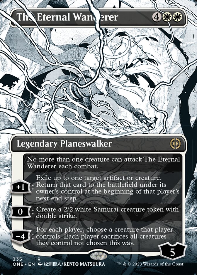 The Eternal Wanderer (Borderless Manga) [Phyrexia: All Will Be One] | Eastridge Sports Cards & Games