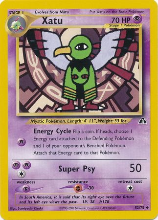 Xatu (52/75) [Neo Discovery Unlimited] | Eastridge Sports Cards & Games