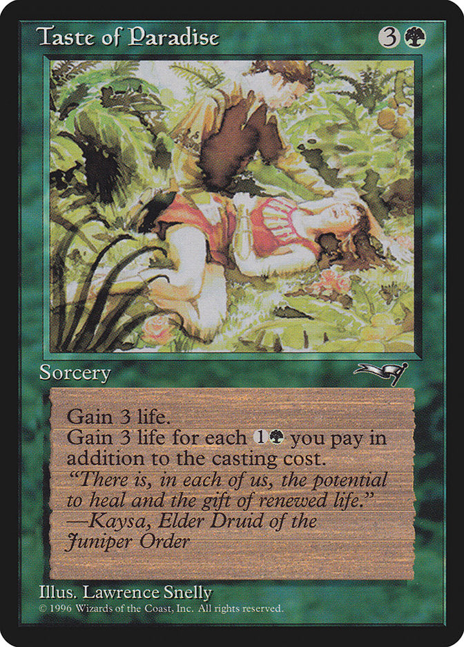 Taste of Paradise (Red Attire) [Alliances] | Eastridge Sports Cards & Games