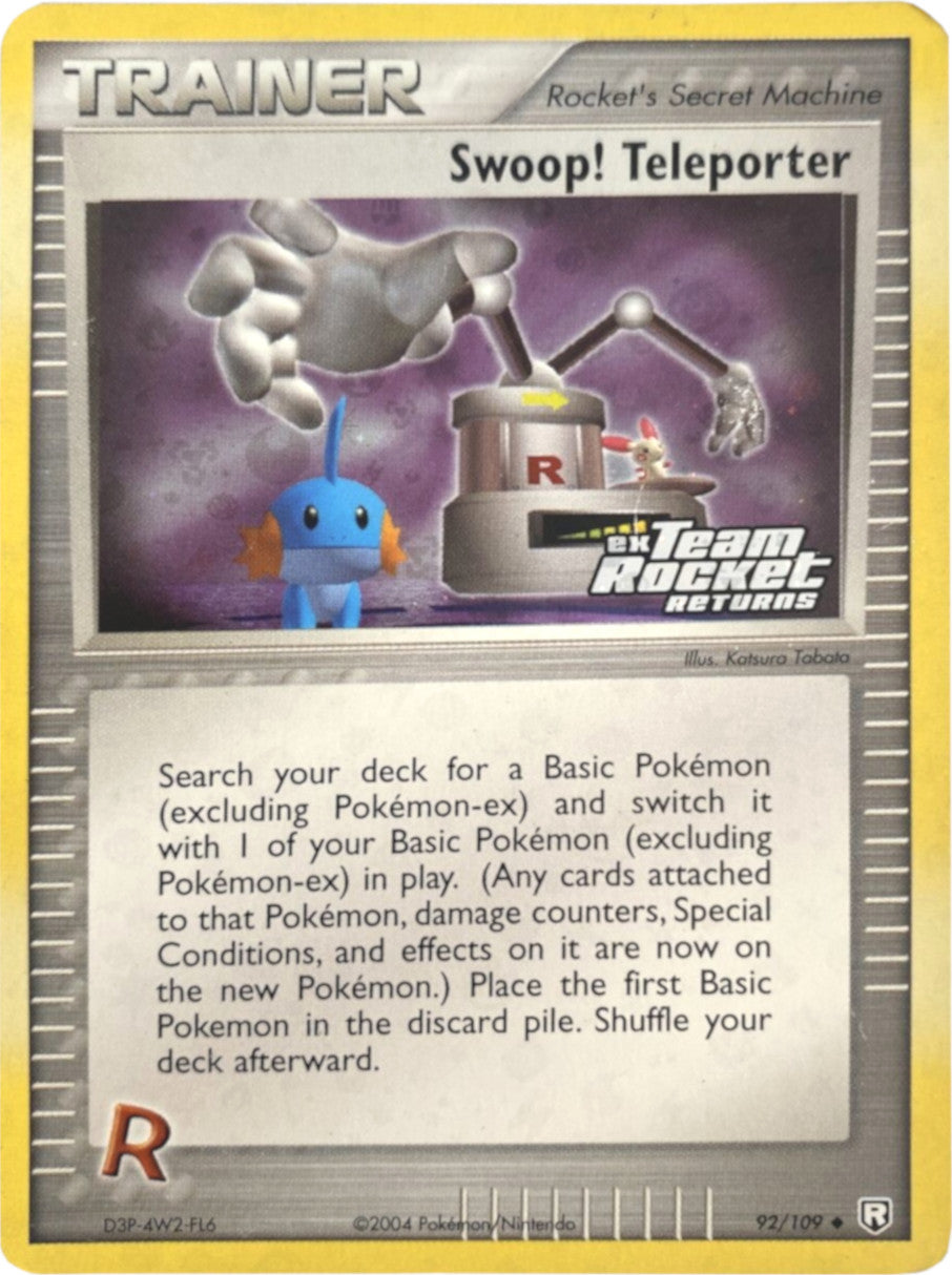 Swoop! Teleporter (92/109) (Stamped) [EX: Team Rocket Returns] | Eastridge Sports Cards & Games