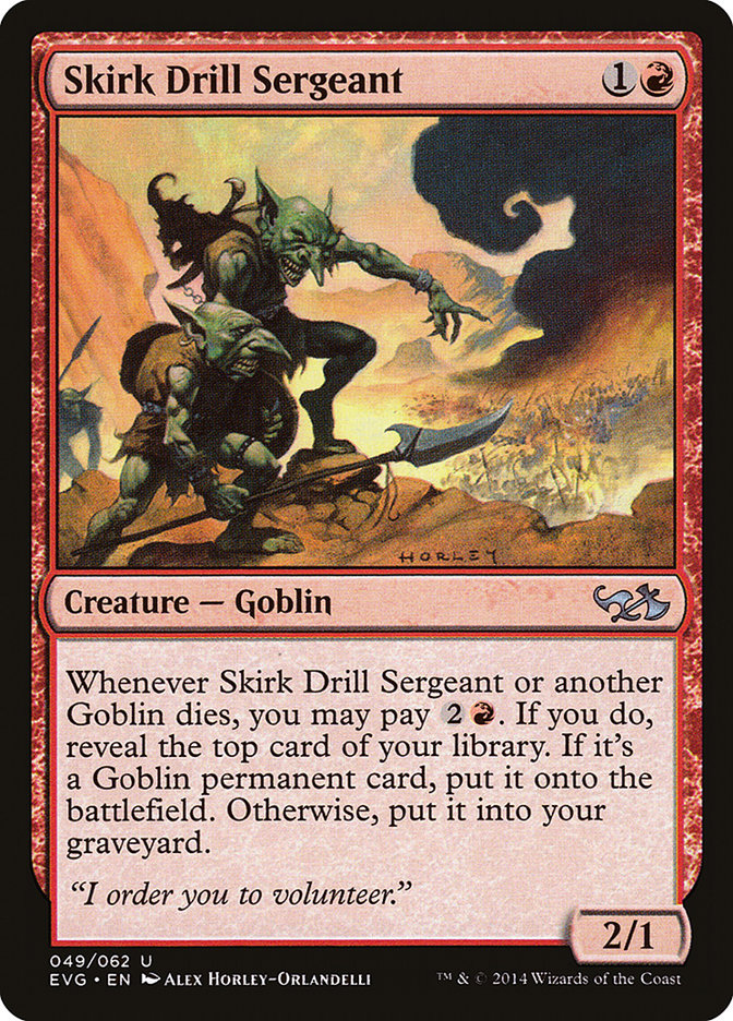 Skirk Drill Sergeant (Elves vs. Goblins) [Duel Decks Anthology] | Eastridge Sports Cards & Games