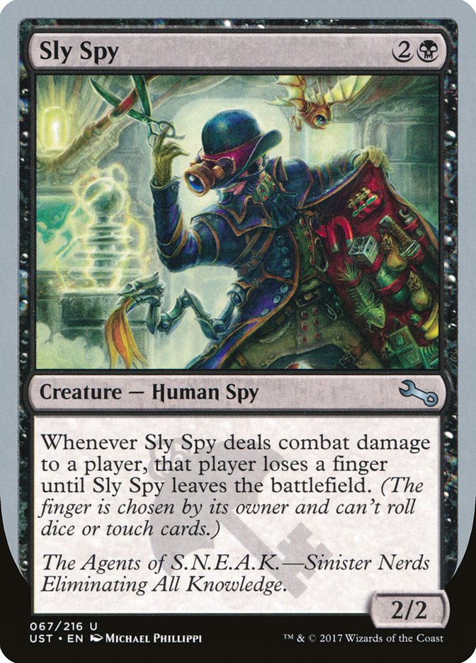 Sly Spy ("Sinister Nerds Eliminating All Knowledge") [Unstable] | Eastridge Sports Cards & Games