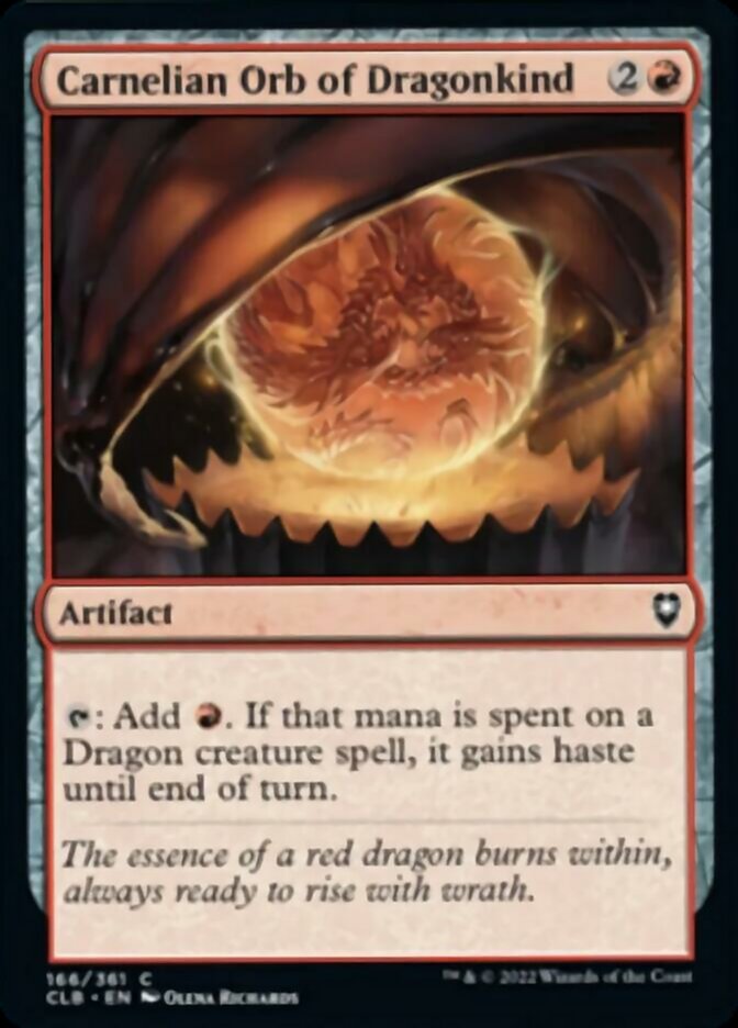 Carnelian Orb of Dragonkind [Commander Legends: Battle for Baldur's Gate] | Eastridge Sports Cards & Games