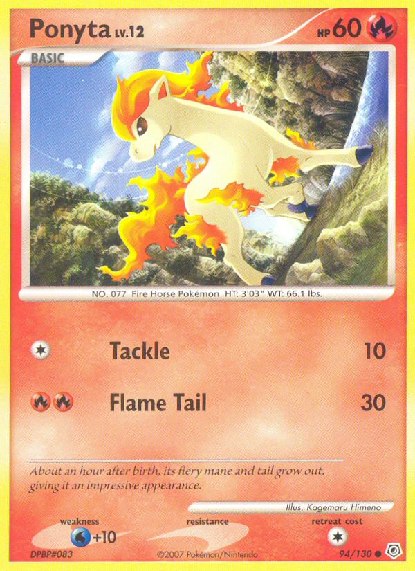 Ponyta (94/130) [Diamond & Pearl: Base Set] | Eastridge Sports Cards & Games