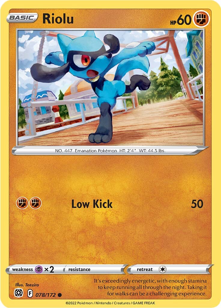 Riolu (078/172) [Sword & Shield: Brilliant Stars] | Eastridge Sports Cards & Games