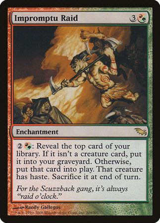 Impromptu Raid [Shadowmoor] | Eastridge Sports Cards & Games