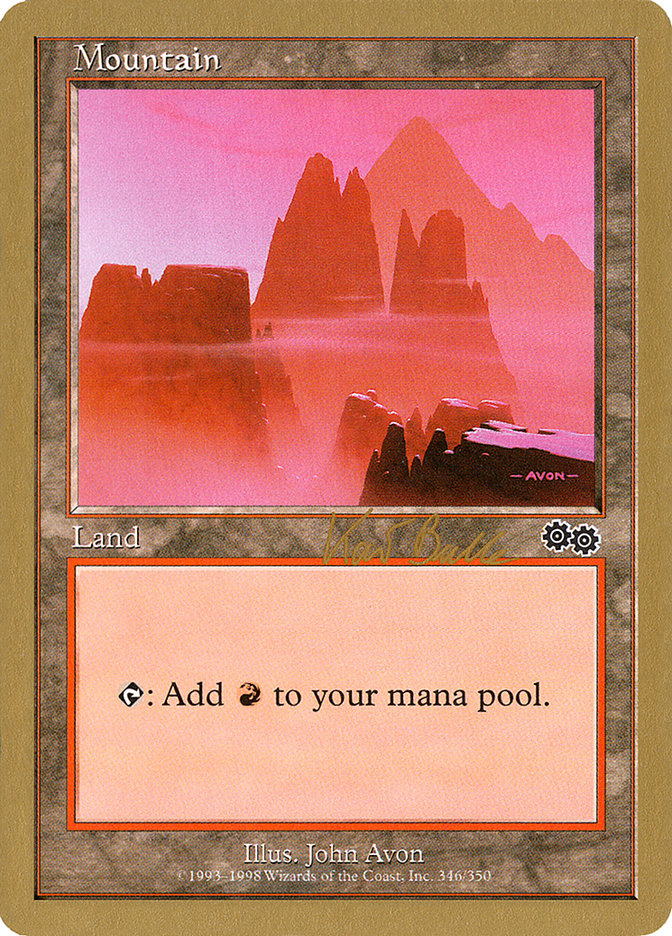Mountain (kb346) (Kai Budde) [World Championship Decks 1999] | Eastridge Sports Cards & Games