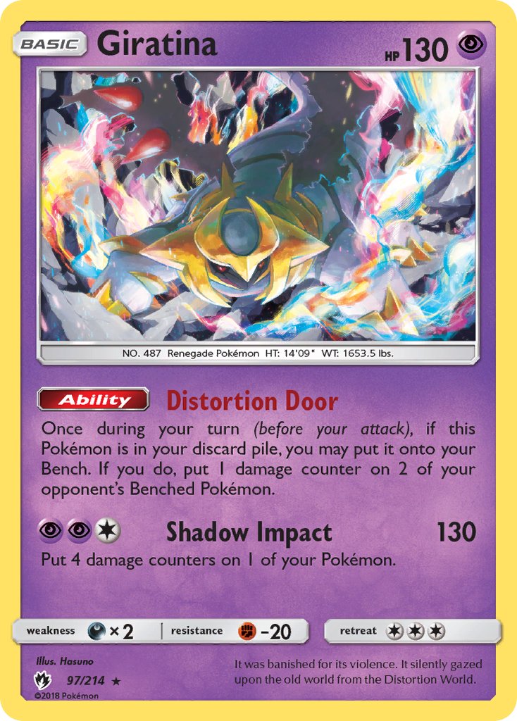 Giratina (97/214) (Theme Deck Exclusive) [Sun & Moon: Lost Thunder] | Eastridge Sports Cards & Games