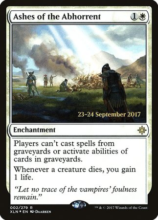 Ashes of the Abhorrent [Ixalan Promos] | Eastridge Sports Cards & Games