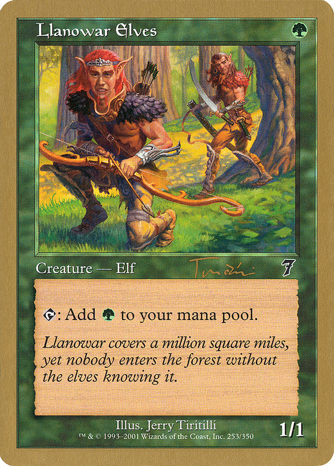 Llanowar Elves (Jan Tomcani) [World Championship Decks 2001] | Eastridge Sports Cards & Games