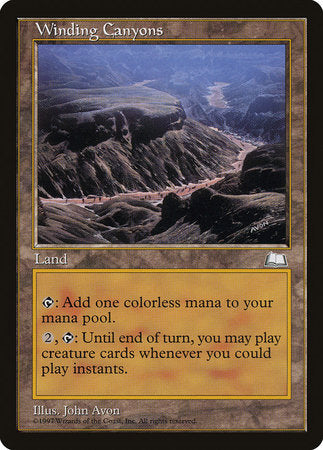 Winding Canyons [Weatherlight] | Eastridge Sports Cards & Games