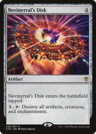 Nevinyrral's Disk [Commander 2016] | Eastridge Sports Cards & Games