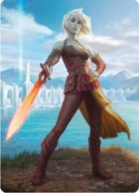 Nahiri, Heir of the Ancients 1 Art Card [Zendikar Rising Art Series] | Eastridge Sports Cards & Games