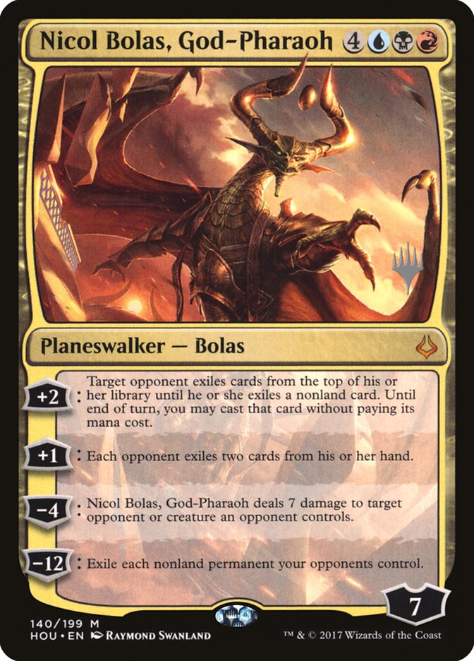 Nicol Bolas, God-Pharaoh (Promo Pack) [Hour of Devastation Promos] | Eastridge Sports Cards & Games