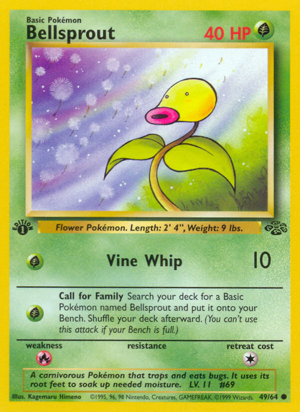 Bellsprout (49/64) [Jungle 1st Edition] | Eastridge Sports Cards & Games
