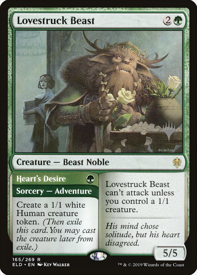 Lovestruck Beast // Heart's Desire (Promo Pack) [Throne of Eldraine Promos] | Eastridge Sports Cards & Games