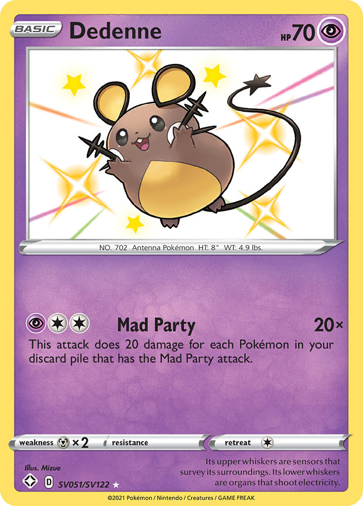 Dedenne (SV051/SV122) [Sword & Shield: Shining Fates] | Eastridge Sports Cards & Games