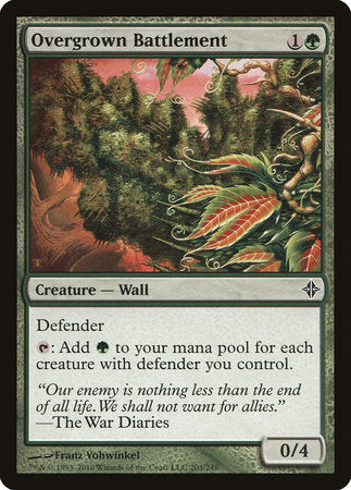 Overgrown Battlement [Rise of the Eldrazi] | Eastridge Sports Cards & Games