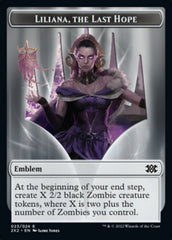 Liliana, the Last Hope Emblem // Spirit Double-sided Token [Double Masters 2022 Tokens] | Eastridge Sports Cards & Games