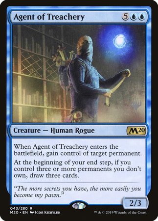 Agent of Treachery [Core Set 2020 Promos] | Eastridge Sports Cards & Games