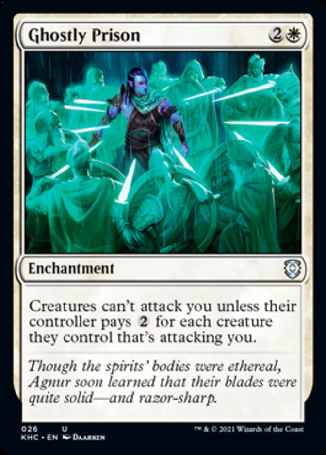 Ghostly Prison [Kaldheim Commander] | Eastridge Sports Cards & Games