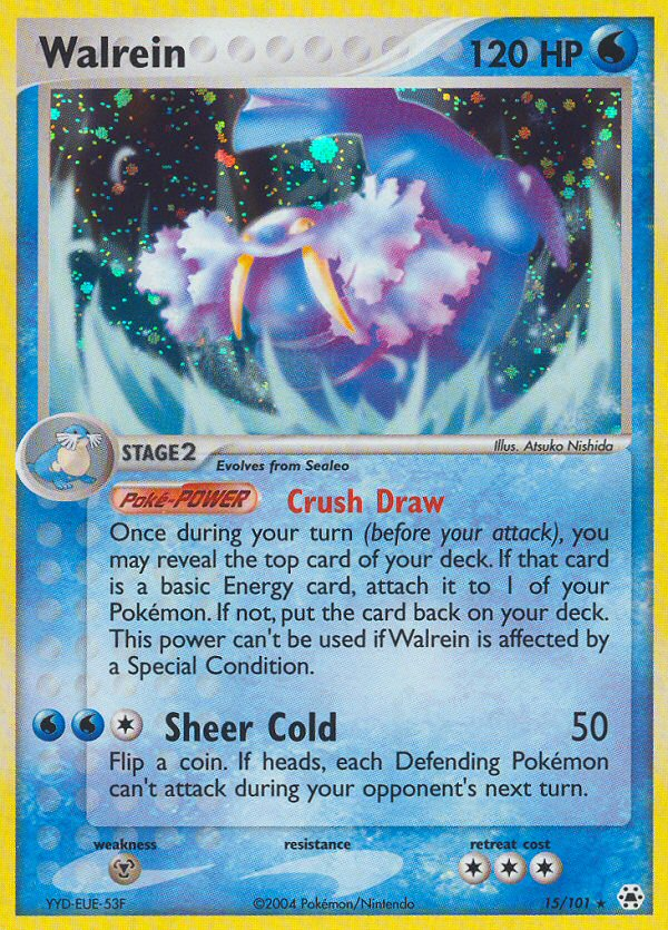 Walrein (15/101) [EX: Hidden Legends] | Eastridge Sports Cards & Games