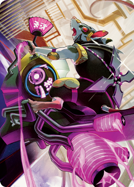 Nashi, Moon Sage's Scion Art Card [Kamigawa: Neon Dynasty Art Series] | Eastridge Sports Cards & Games