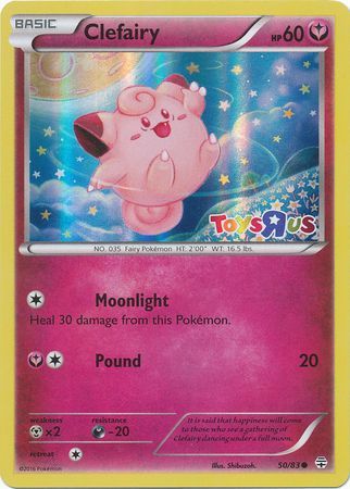 Clefairy (50/83) (Toys R Us Promo) [XY: Generations] | Eastridge Sports Cards & Games