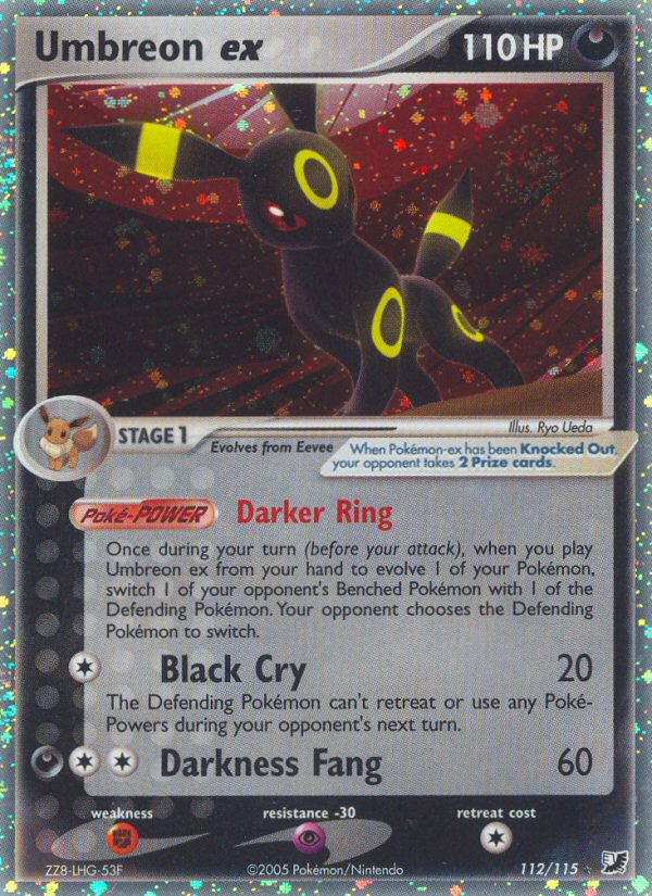 Umbreon ex (112/115) [EX: Unseen Forces] | Eastridge Sports Cards & Games