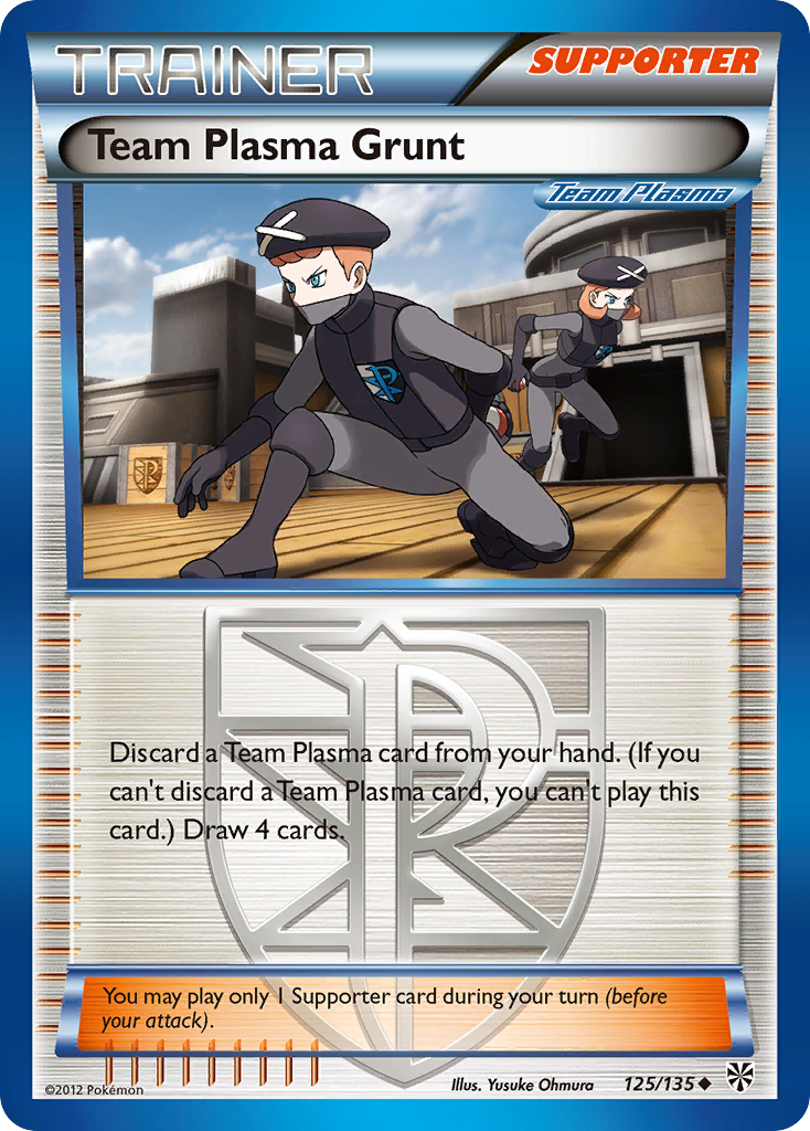 Team Plasma Grunt (125/135) [Black & White: Plasma Storm] | Eastridge Sports Cards & Games